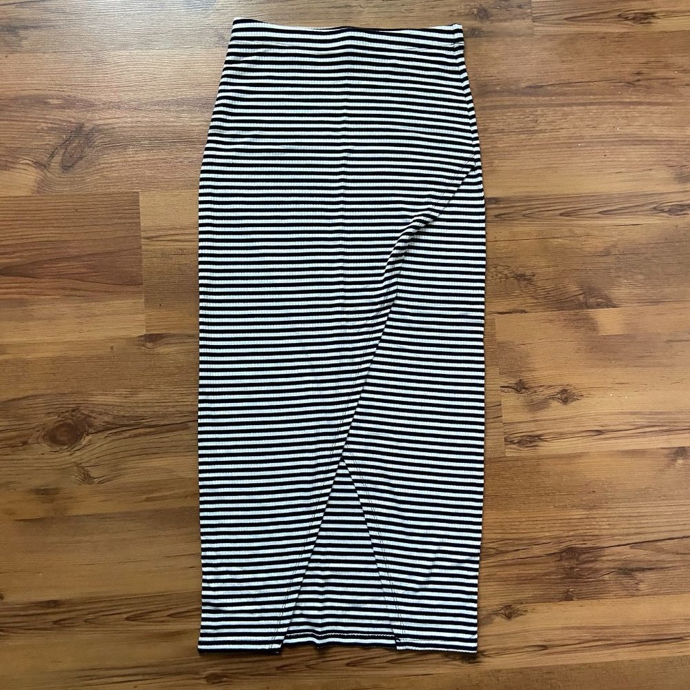 Full-length, Striped Pencil Skirt – H&M
